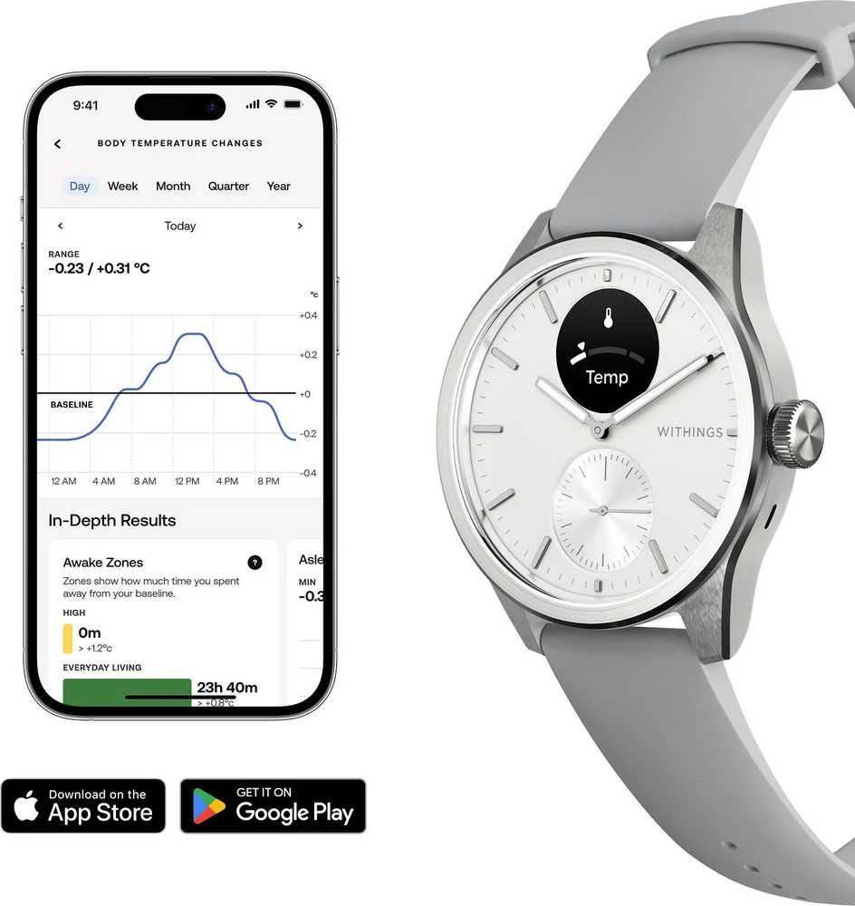 Išmanusis laikrodis Withings Scanwatch 2 42mm Baltas