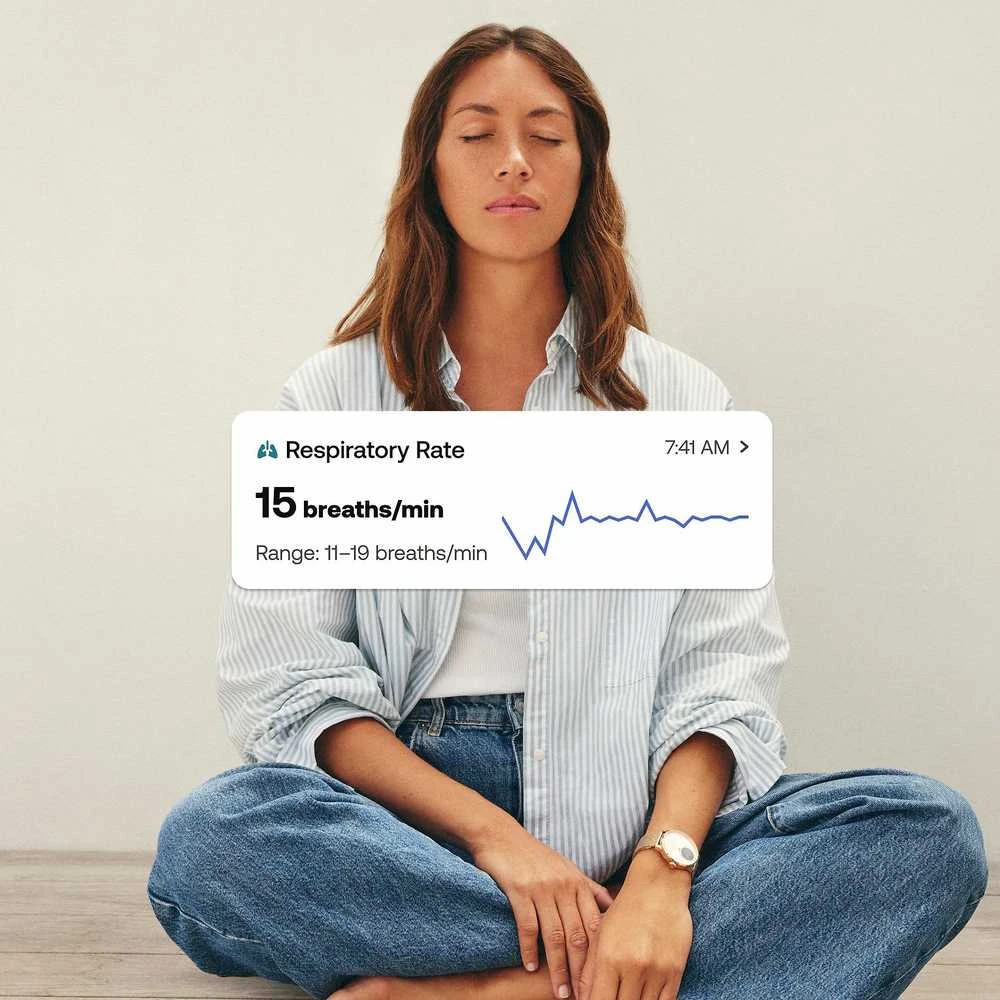 Išmanusis laikrodis Withings Scanwatch Light, 37 mm, Rožinio aukso spalvos korpusas su baltos spalvos dirželiu