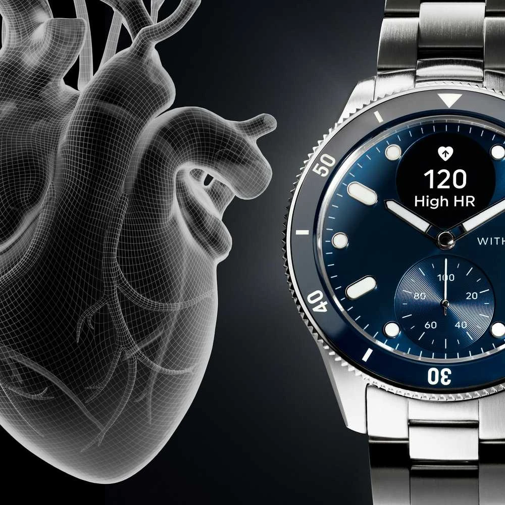 Withings ScanWatch Nova/42mm Mėlyna Išmanusis laikrodis