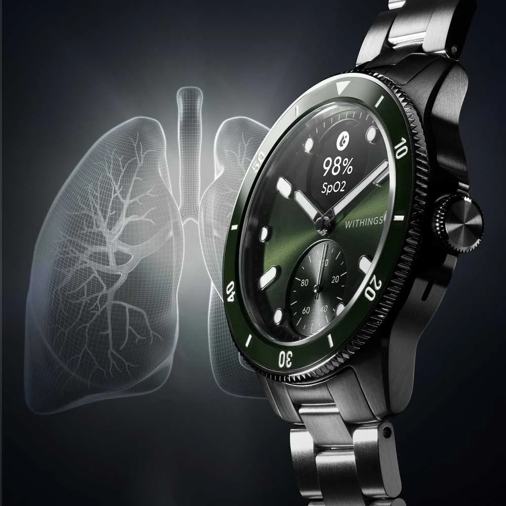 Withings ScanWatch Nova/42mm Žalias Išmanusis laikrodis