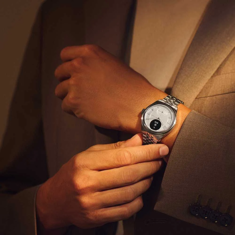Išmanusis laikrodis Withings Scanwatch Nova Brilliant 39mm Titanium Sidabrinis