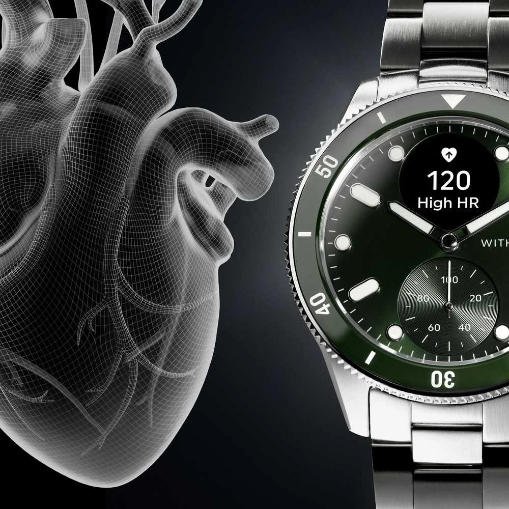 Withings ScanWatch Nova/42mm Žalias Išmanusis laikrodis