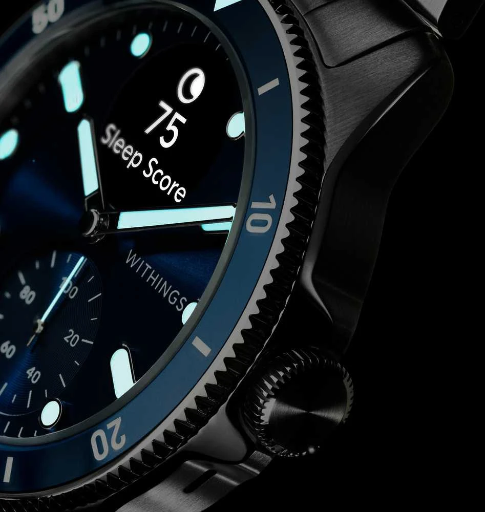 Withings ScanWatch Nova/42mm Mėlyna Išmanusis laikrodis