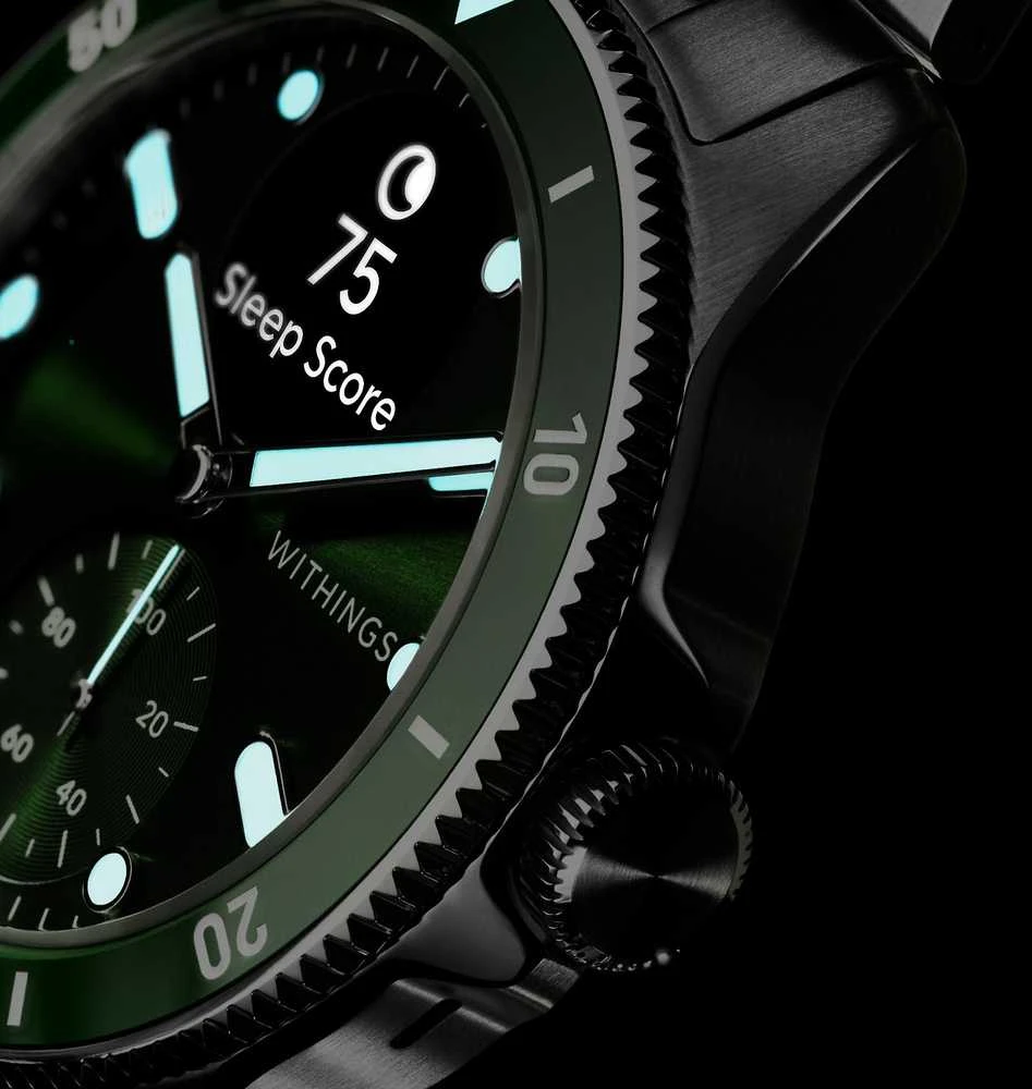 Withings ScanWatch Nova/42mm Žalias Išmanusis laikrodis
