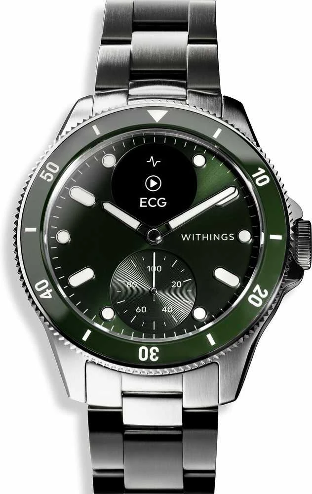 Withings ScanWatch Nova/42mm Žalias Išmanusis laikrodis