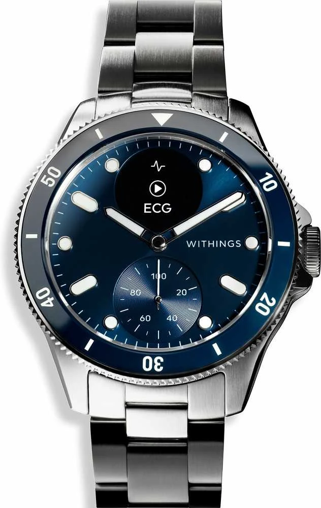 Withings ScanWatch Nova/42mm Mėlyna Išmanusis laikrodis