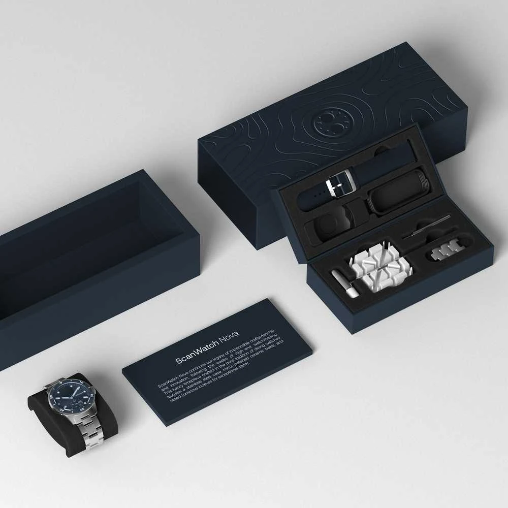 Withings ScanWatch Nova/42mm Mėlyna Išmanusis laikrodis