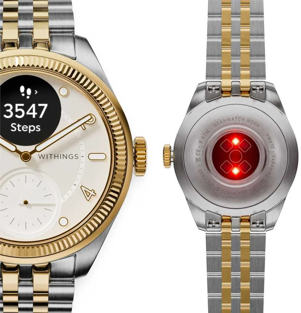 Išmanusis laikrodis Withings Scanwatch Nova Brilliant 39mm Gold