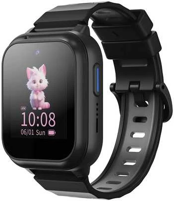 Išmanusis laikrodis ZTE Kids Watch K2 Pro vaikiškas laikrodis telefonui, juodas