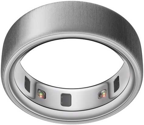Išmanusis žiedas Oura Ring 4 | 7 dydžio, šlifuoto sidabro spalvos