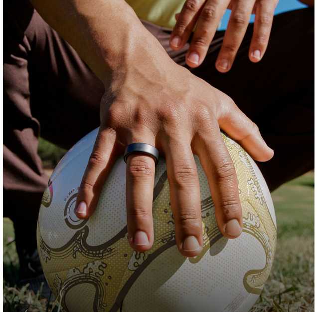 Išmanusis žiedas Oura Ring 4 | 7 dydžio, tamsiai pilkos spalvos