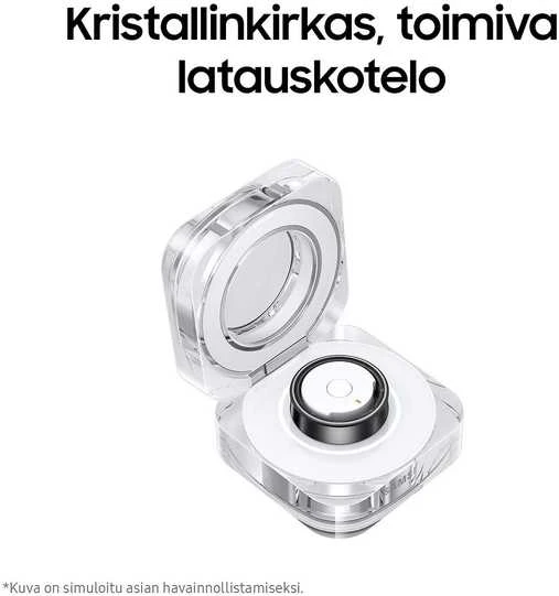 Išmanusis žiedas Samsung Galaxy Ring, juodos spalvos, 14 dydžio