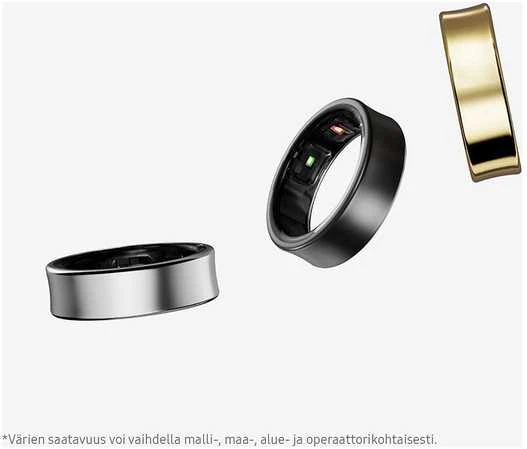 Išmanusis žiedas Samsung Galaxy Ring, juodos spalvos, 14 dydžio