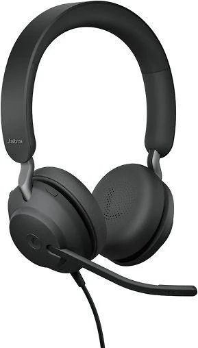 JABRA Evolve2 40 SE MS Stereo Ausinės on-ear su laidu USB-C noise isolating Certified skirta Microsoft Teams