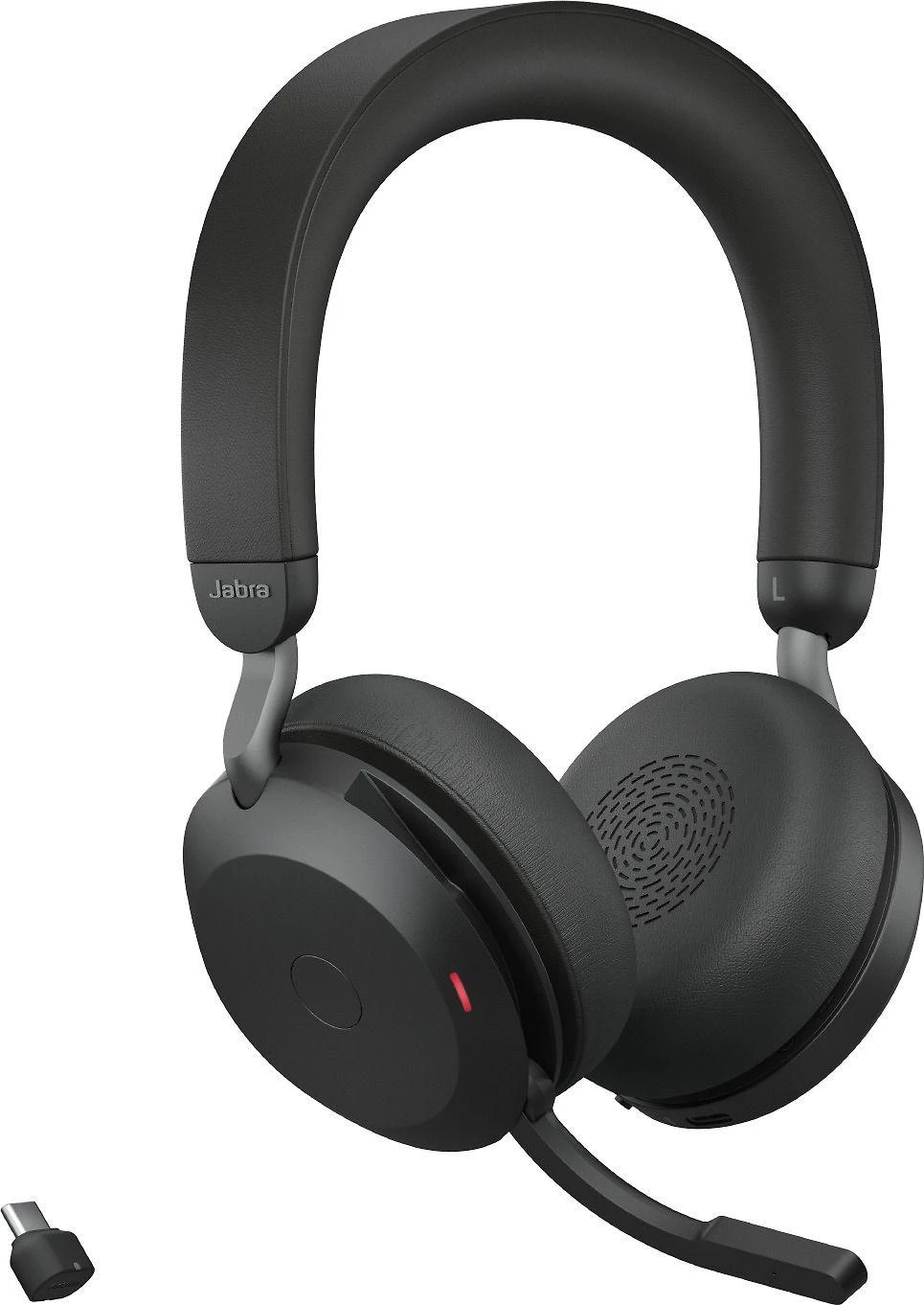 Jabra Evolve2 75 USB-C ausinės su įkrovimo stovu