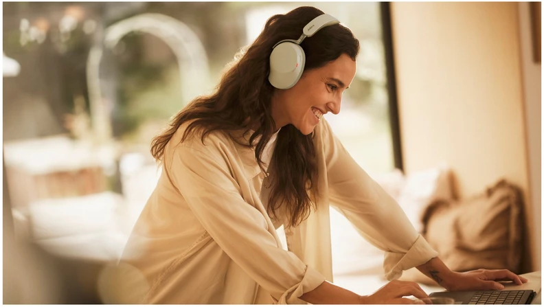 Jabra Evolve3 85 UC Bluetooth Stereo Ausinės, Belaidės Aktive Triukšmo slopinimas, 6 Mikrofone, UC kompatibel, Inkl. USB-C Bluetooth Adapteris