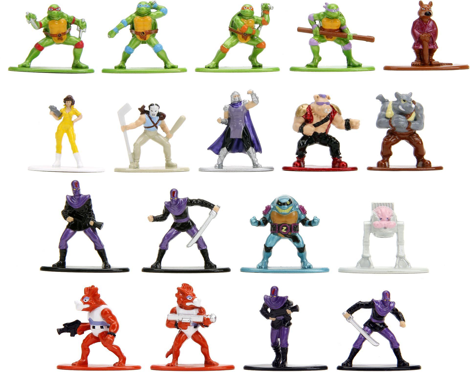 Jada - Ninja Turtles - Vėžliukų rinkinys Nanofigams (253285004)