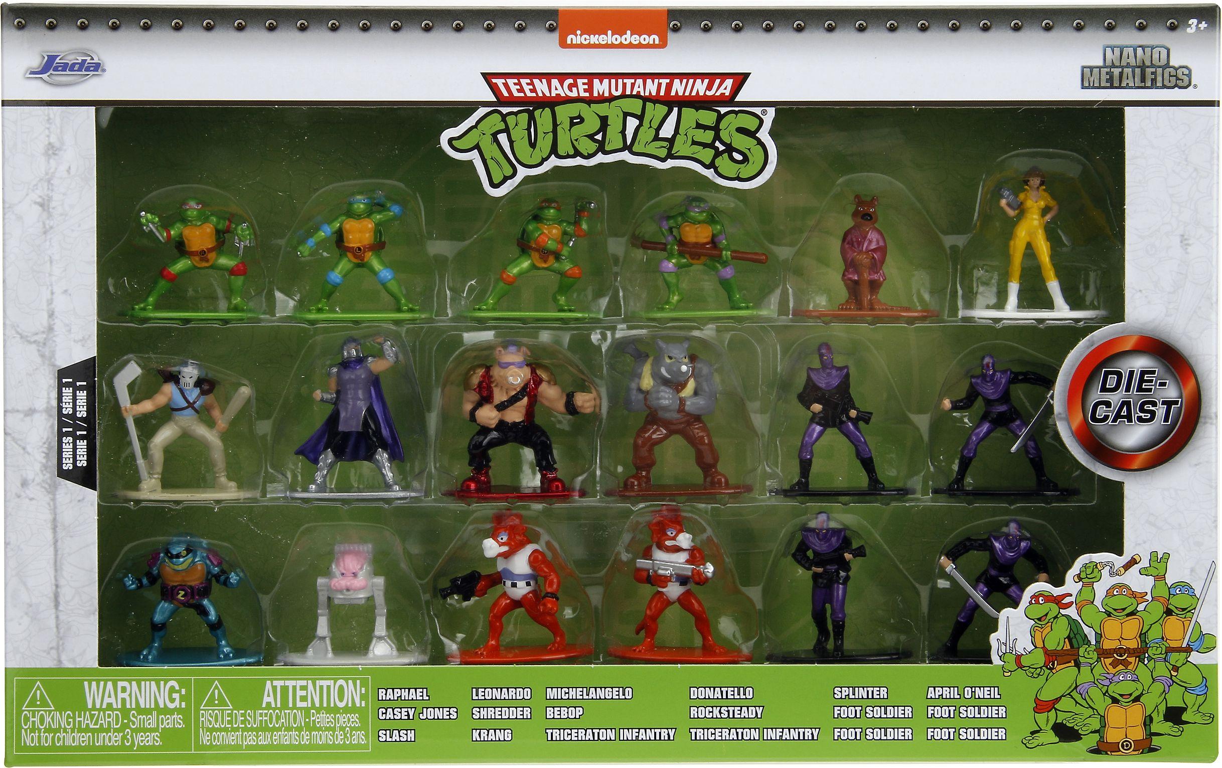 Jada - Ninja Turtles - Vėžliukų rinkinys Nanofigams (253285004)