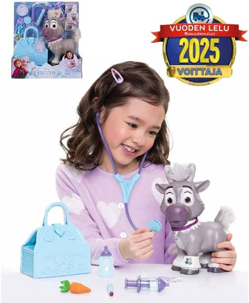 Jakks Pacific „Disney“ „Ledo šalis“ – kūdikio Sveno priežiūros rinkinys (241524)