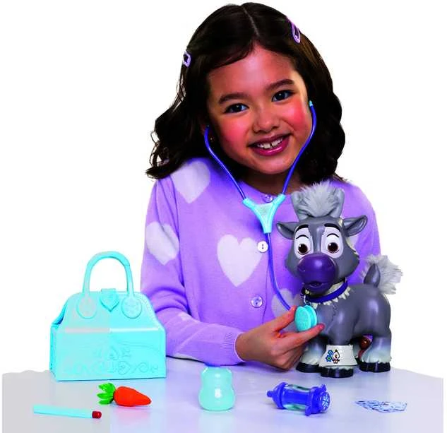 Jakks Pacific „Disney“ „Ledo šalis“ – kūdikio Sveno priežiūros rinkinys (241524)