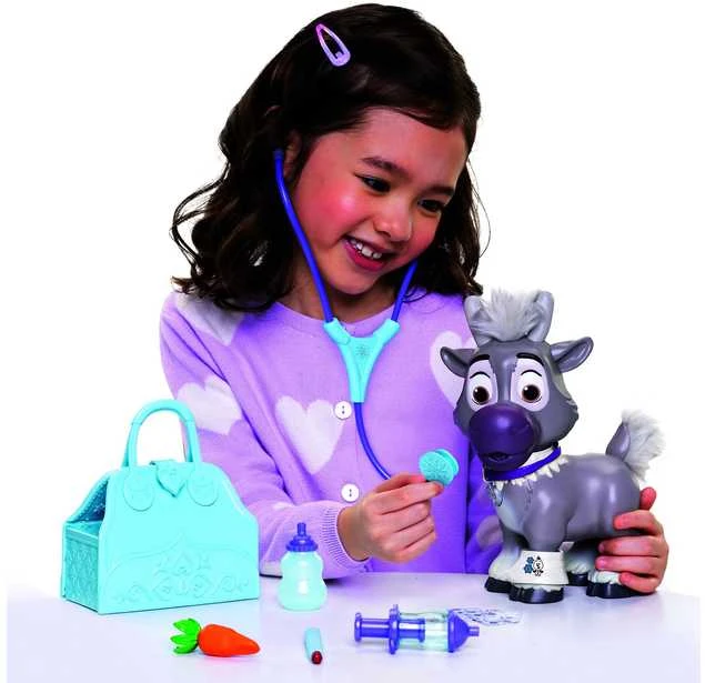 Jakks Pacific „Disney“ „Ledo šalis“ – kūdikio Sveno priežiūros rinkinys (241524)