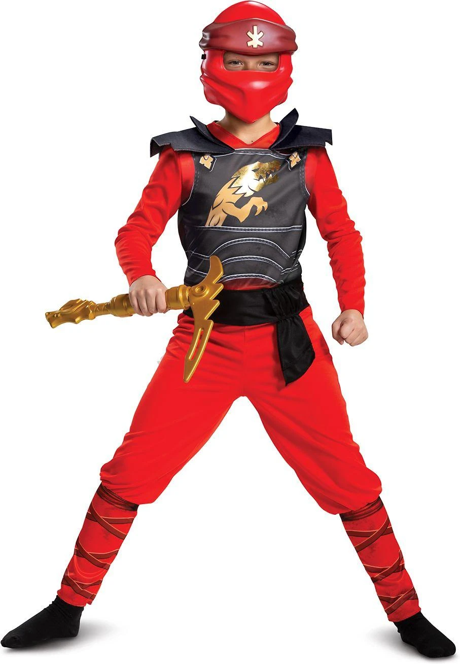 Karnavalinis kostiumas Jakks Pacific LEGO Ninjago Kai, S dydis - 109-126 cm