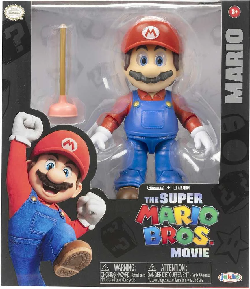 Jakks Pacific Nintendo Super Mario Bros Movie - Mario-figuuri