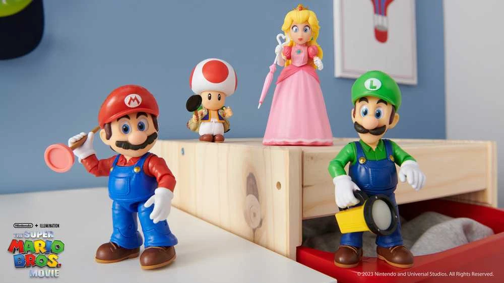 Jakks Pacific Nintendo Super Mario Bros Movie - Mario-figuuri