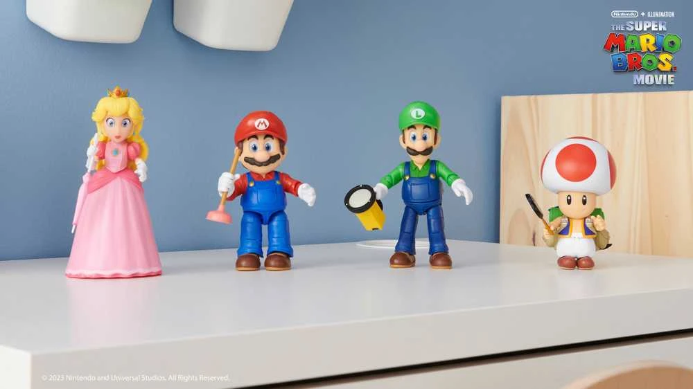 Jakks Pacific Nintendo Super Mario Bros Movie - Mario-figuuri