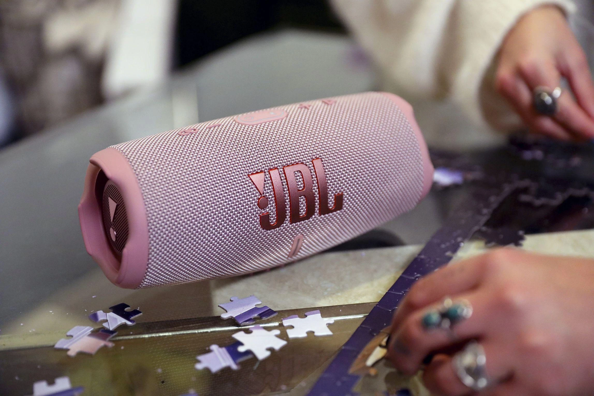 JBL Charge 5 Rožinė