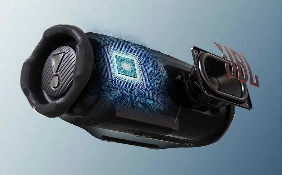 JBL Charge 6 nešiojama kolonėlė, juodos spalvos