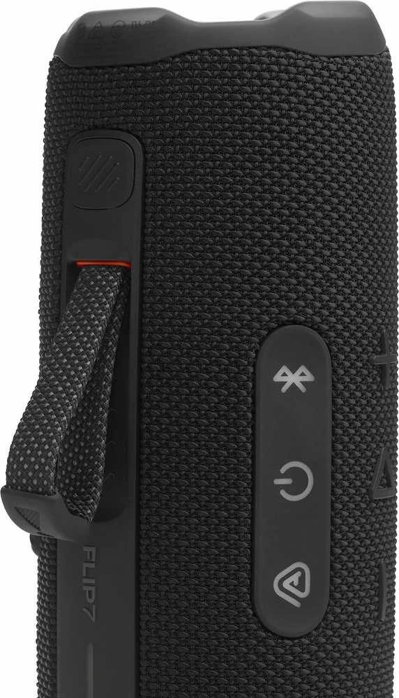 JBL Flip 7 nešiojama kolonėlė, juodos spalvos