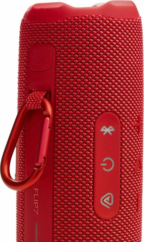JBL Flip 7 nešiojama kolonėlė, raudonos spalvos