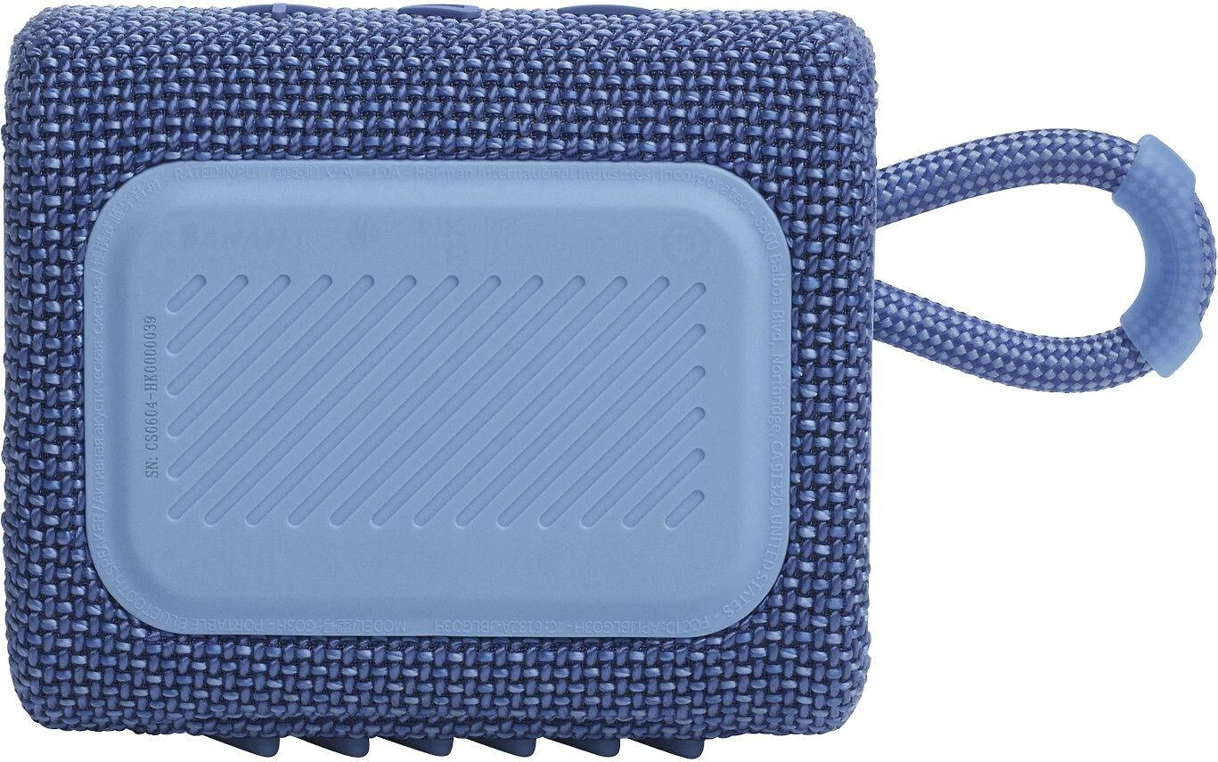 Nešiojama kolonėlė JBL Go 3 Eco, Šviesiai mėlynos spalvos