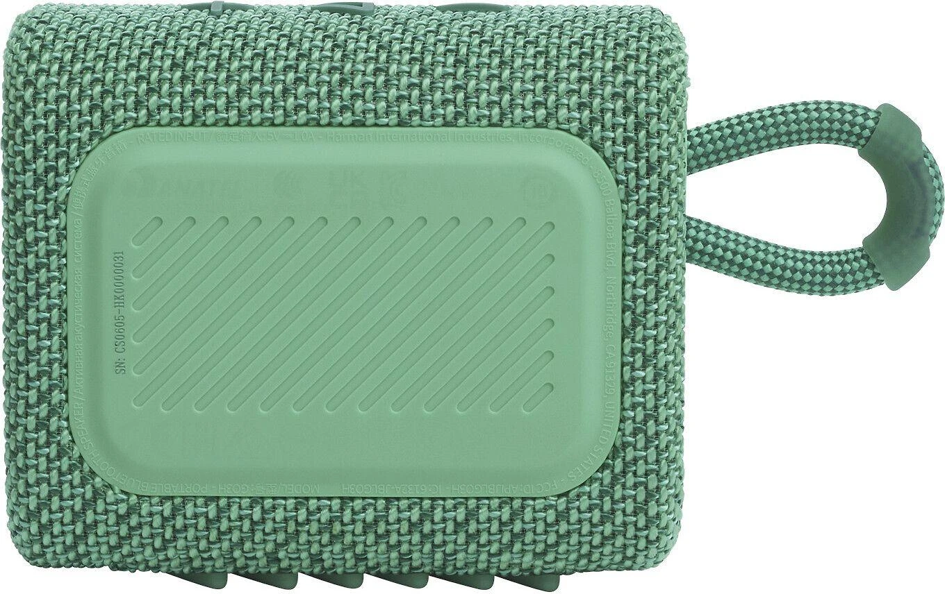 Nešiojama kolonėlė JBL Go 3 Eco, Šviesiai žalios spalvos