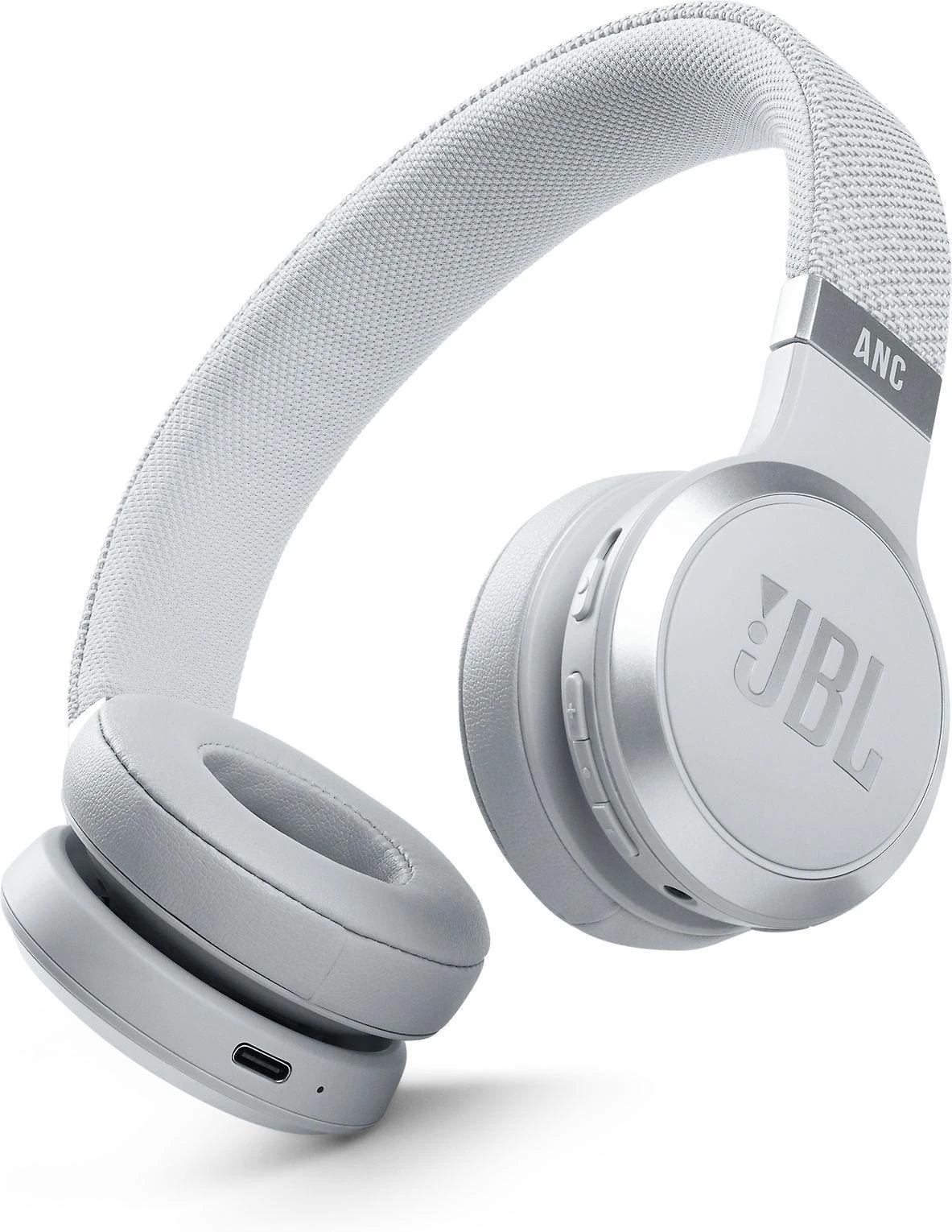 Belaidės Ausinės su aktyviu triukšmo slopinimu JBL Live 460NC, Balta