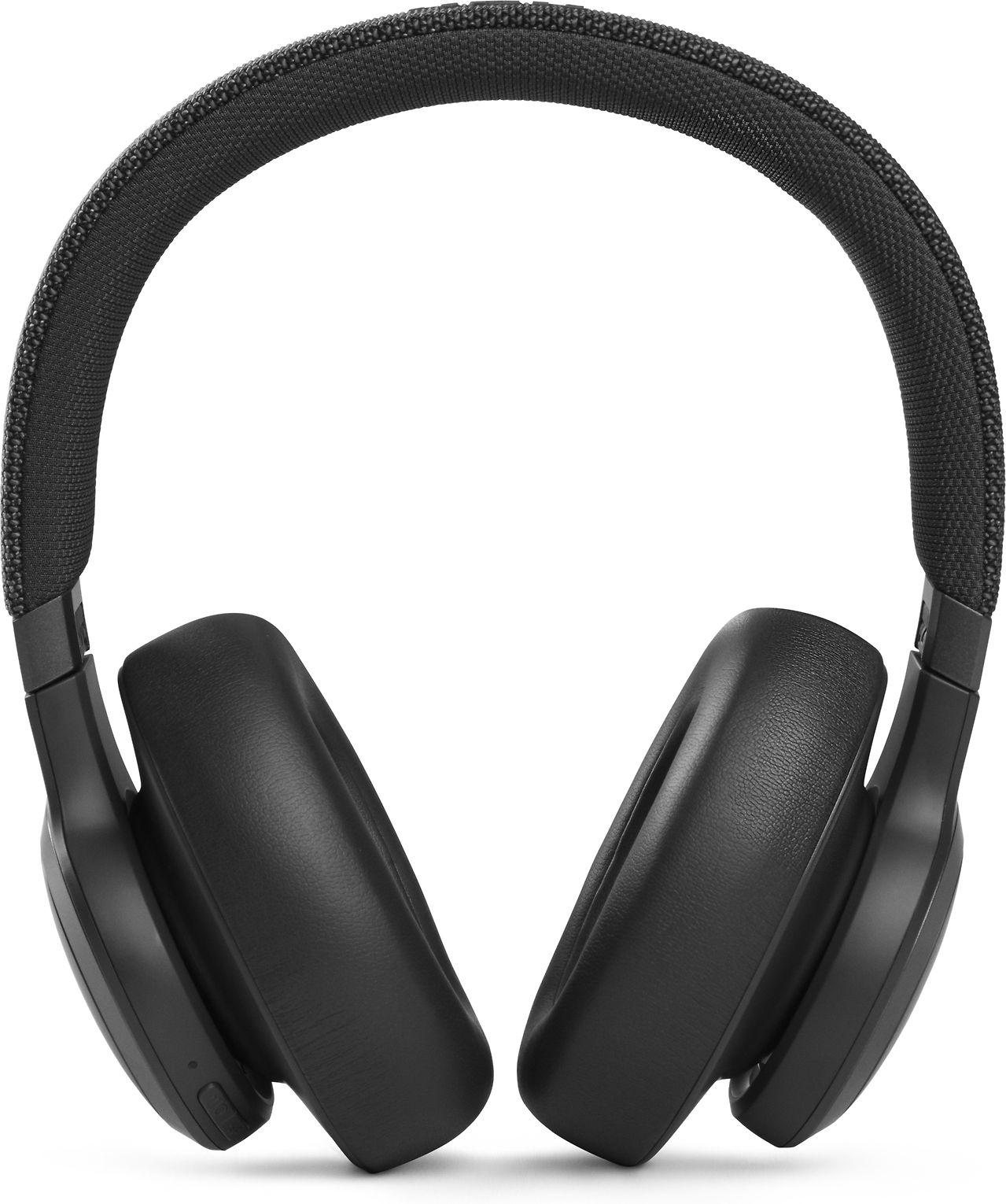 Belaidės ausis apgaubiančios triukšmą slopinančios Ausinės JBL Live 660NC, Juoda