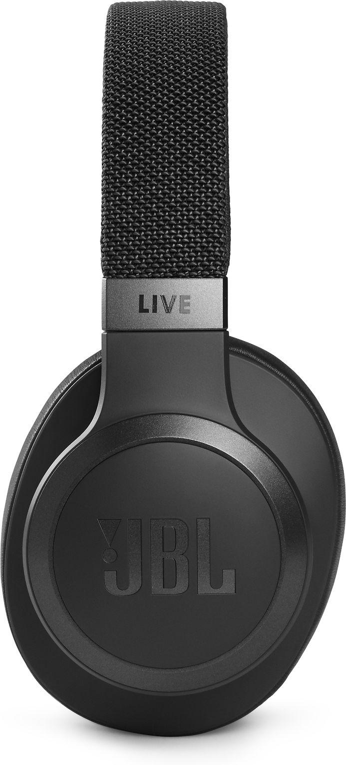 Belaidės ausis apgaubiančios triukšmą slopinančios Ausinės JBL Live 660NC, Juoda