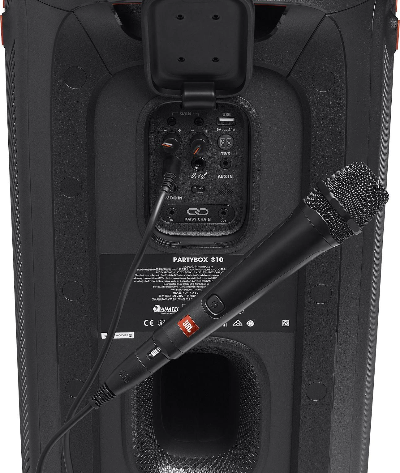 JBL PBM100 laidinis mikrofonas, juodas