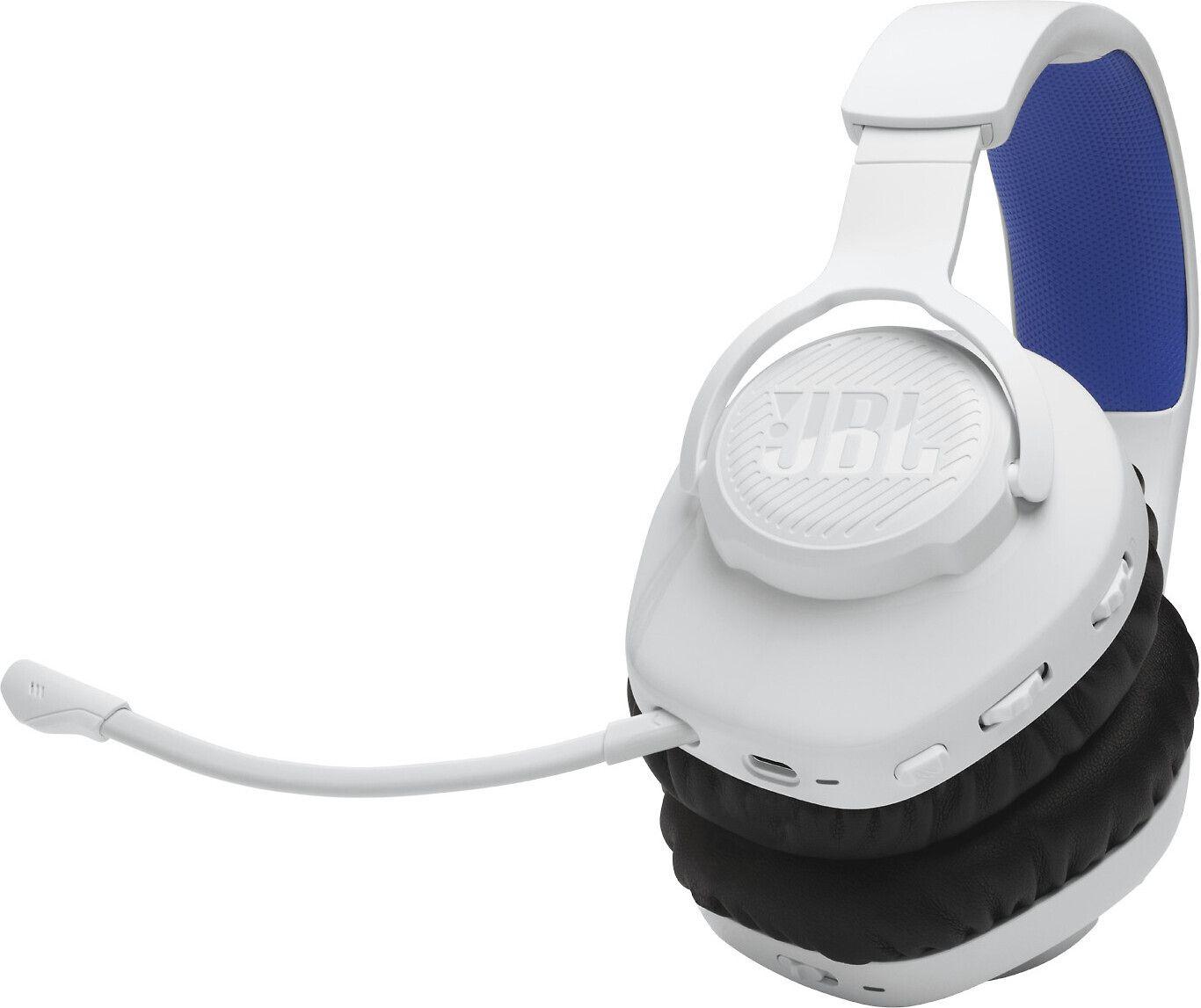 JBL Quantum 360P Headphone Belaidės Ausinės Žaidimams su mikrofonu, Baltas EU