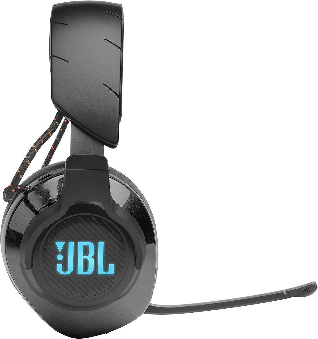 JBL Quantum 610 belaidės žaidimų ausinės, Juodos spalvos