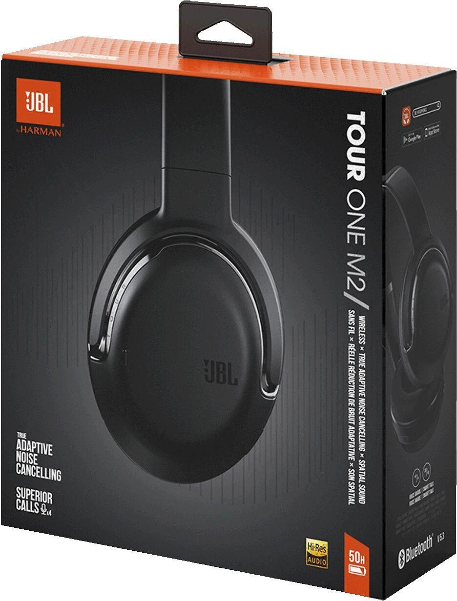Belaidės ausinės JBL Tour One M2, Juodos spalvos