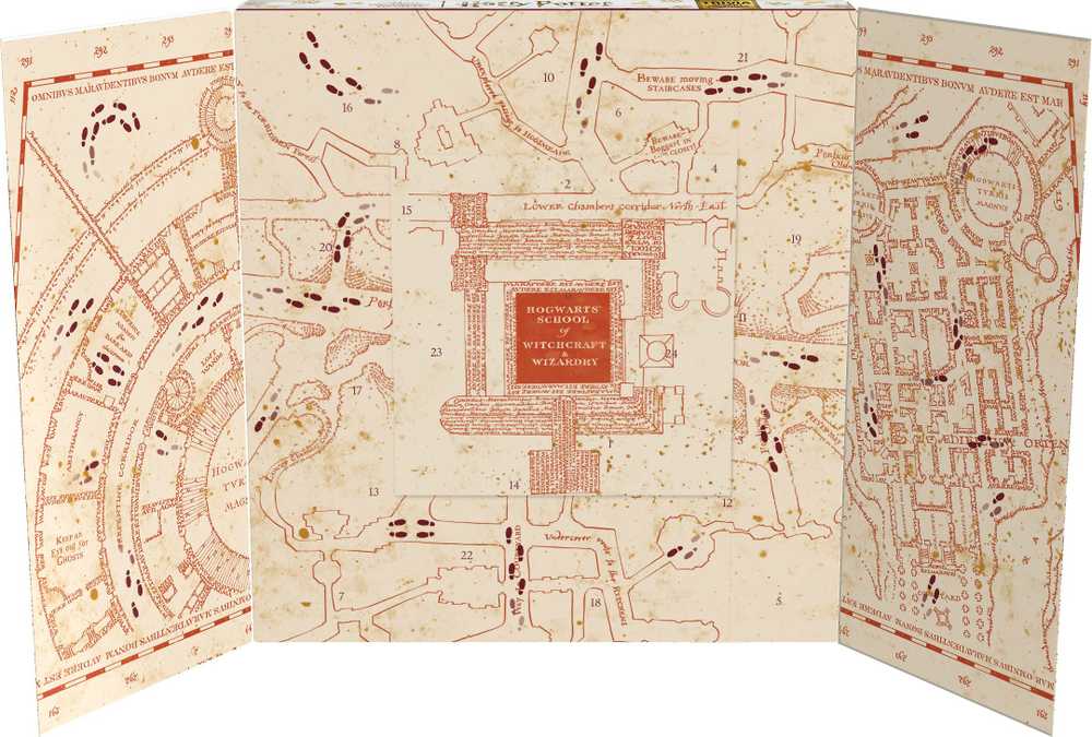 Jelly Belly „Jelly Bean“: Hario Poterio „Marauder's Map“ advento kalendorius, 192 g