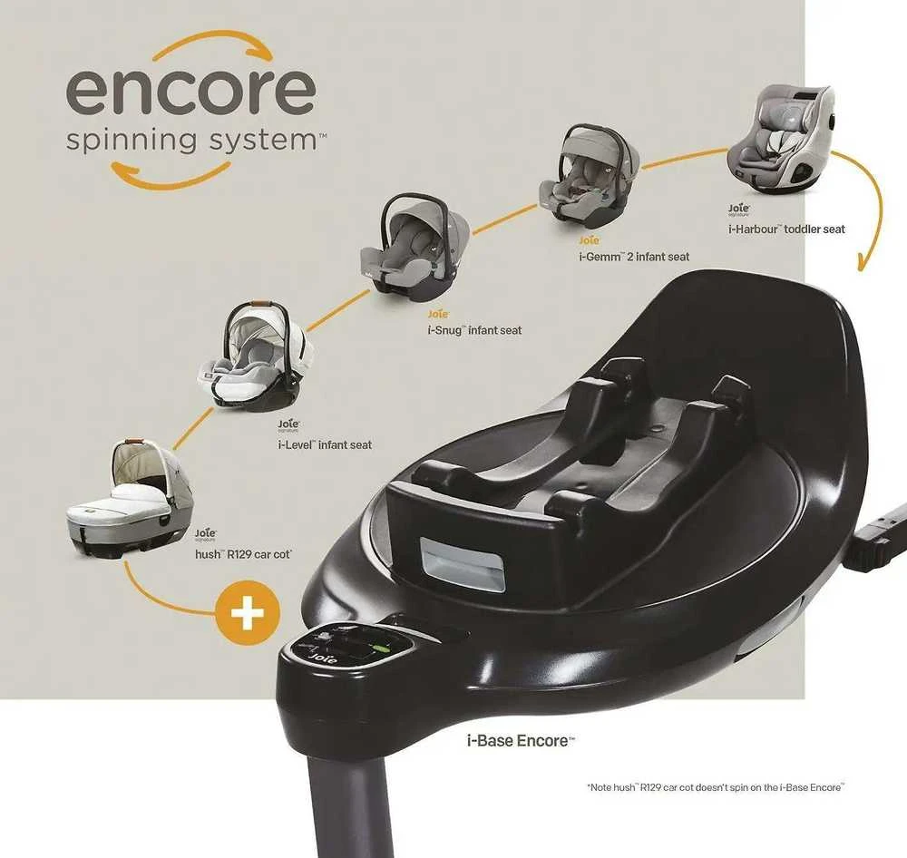 Joie i-Base Encore 360 - besisukantis Isofix pagrindas automobilinei kėdutei