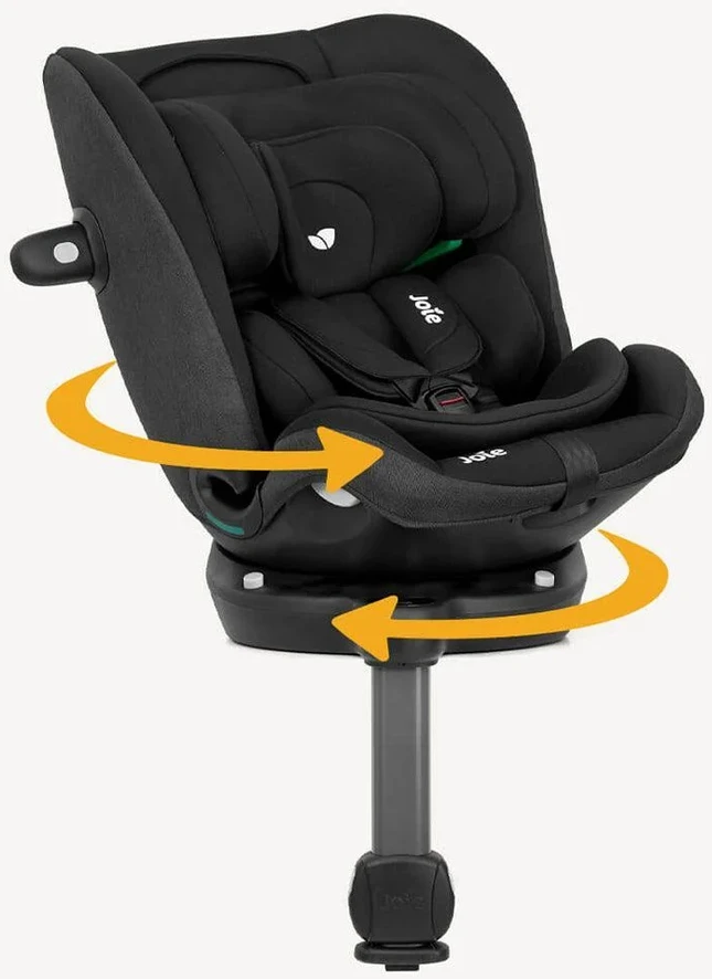 Joie i-Spin 360 Max ISOFIX -lasten turvaistuin, 40cm –150 cm, Raven Juodas