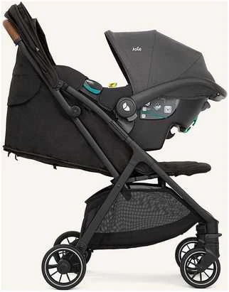Joie Pact PRO – lengvas, kompaktiškas vežimėlis iki 22 kg | juodos spalvos
