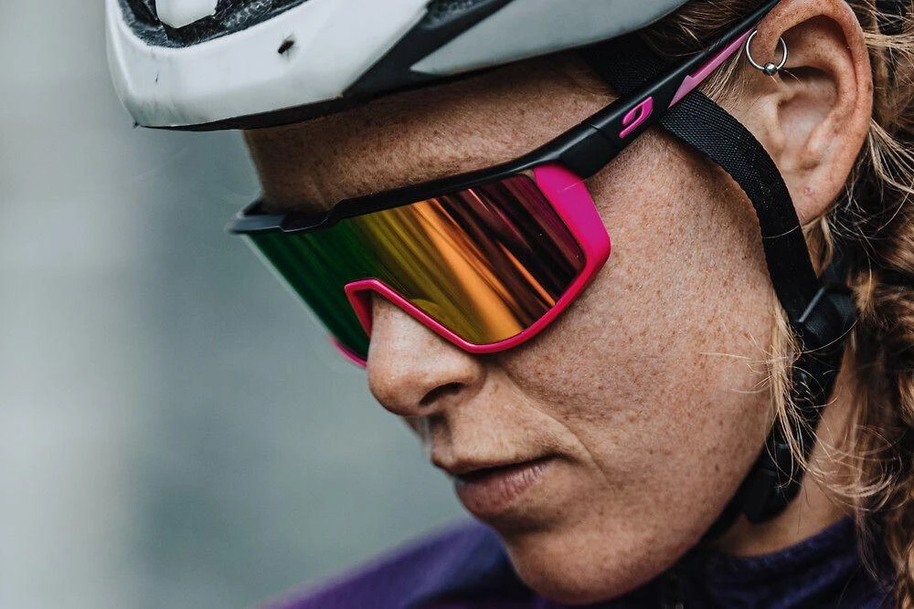 „Julbo Fury“ akiniai nuo saulės – SP3CF – matiniai juodai/rožiniai