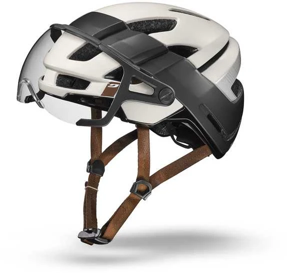 Julbo Itineraire Evo pyöräilykypärä, 54–58 cm, beige/musta