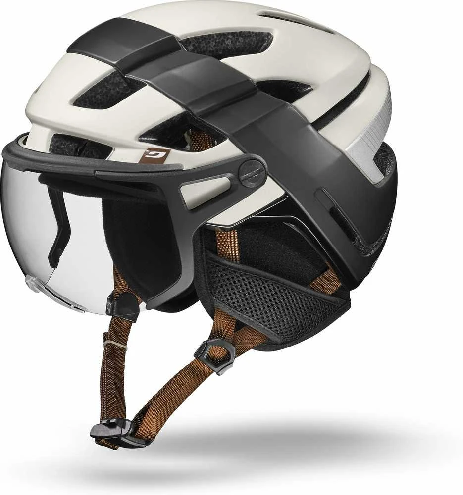 Julbo Itineraire Evo pyöräilykypärä, 58-62 cm, musta/beige