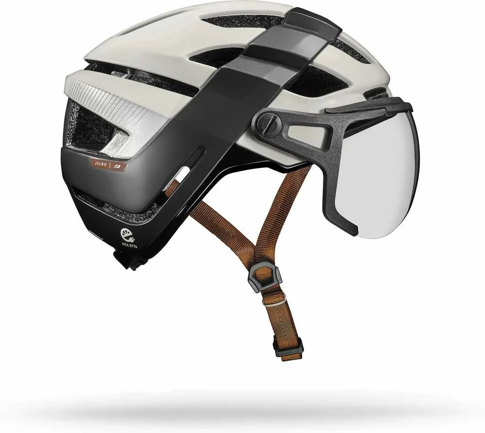Julbo Itineraire Evo pyöräilykypärä, 58-62 cm, musta/beige